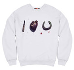 Sweatshirt I Love U print