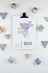 Kalender 2015 mit DIY Objekten