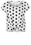 T-Shirt mit Polka-Dots