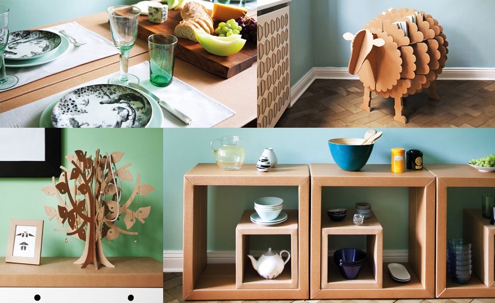 Möbel aus Pappe, von Stane Design Berlin, Sideboard, Regal, Esstisch und Schaf, online bestellen