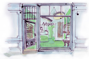 Aesop Store Berlin Alte Schönhauser Straße, Illustration