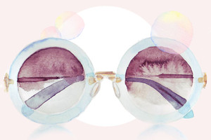 Sonnenbrillen Trends im Sommer 2014 - Illustration