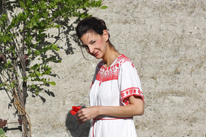 Tunikakleid mit Ethno-Stickerei von Mint & Berry online bestellen , blogger outfit, trend, tunika, skandinavisch