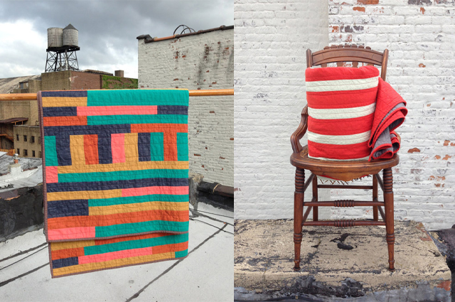 Moderne Quilts von Mast General über Etsy online bestellen, Online-Shop, Wohnaccessoires, Handmade