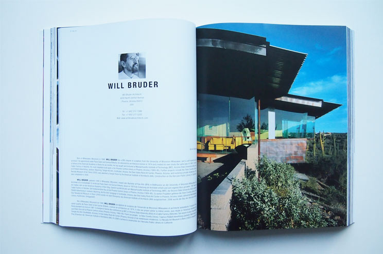 Architekt: Will Bruder Byrne Residence, North Scottsdale, Buch Contemporary Architects Taschen