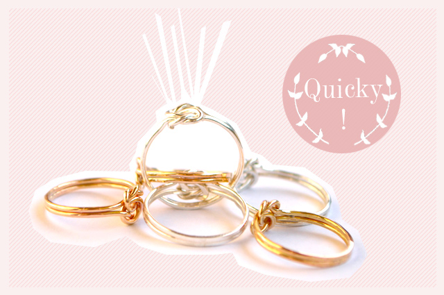 Ringe in Gold mit Knoten und Schmuck von ILoveBlossom online bestellen