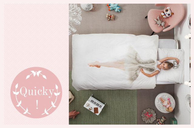 Bettwäsche für Kinder von Snurk mit Fotodruck von Ballerina, Austronaut oder Feuerwehrmann, online bestellen